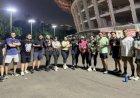 BRI KC Palmerah Gelar Olahraga Lari di Area GBK untuk Tingkatkan Kekompakan Tim