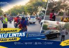 Jaga Jakarta, Polres Metro Tangerang Kota Turunkan Personel Atur Lalu Lintas Pagi di Sejumlah Titik