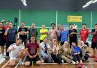 Jaga Kebugaran, Pererat Kebersamaan: BRI Tangmer Latihan Badminton Bersama