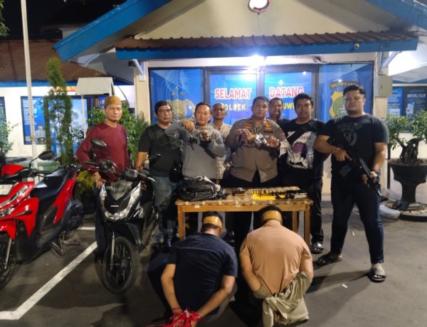 Dua Pelaku Curanmor Ditangkap di Curug, Polisi Sita Senjata Api Rakitan dan Peluru Kaliber 9 Milimeter